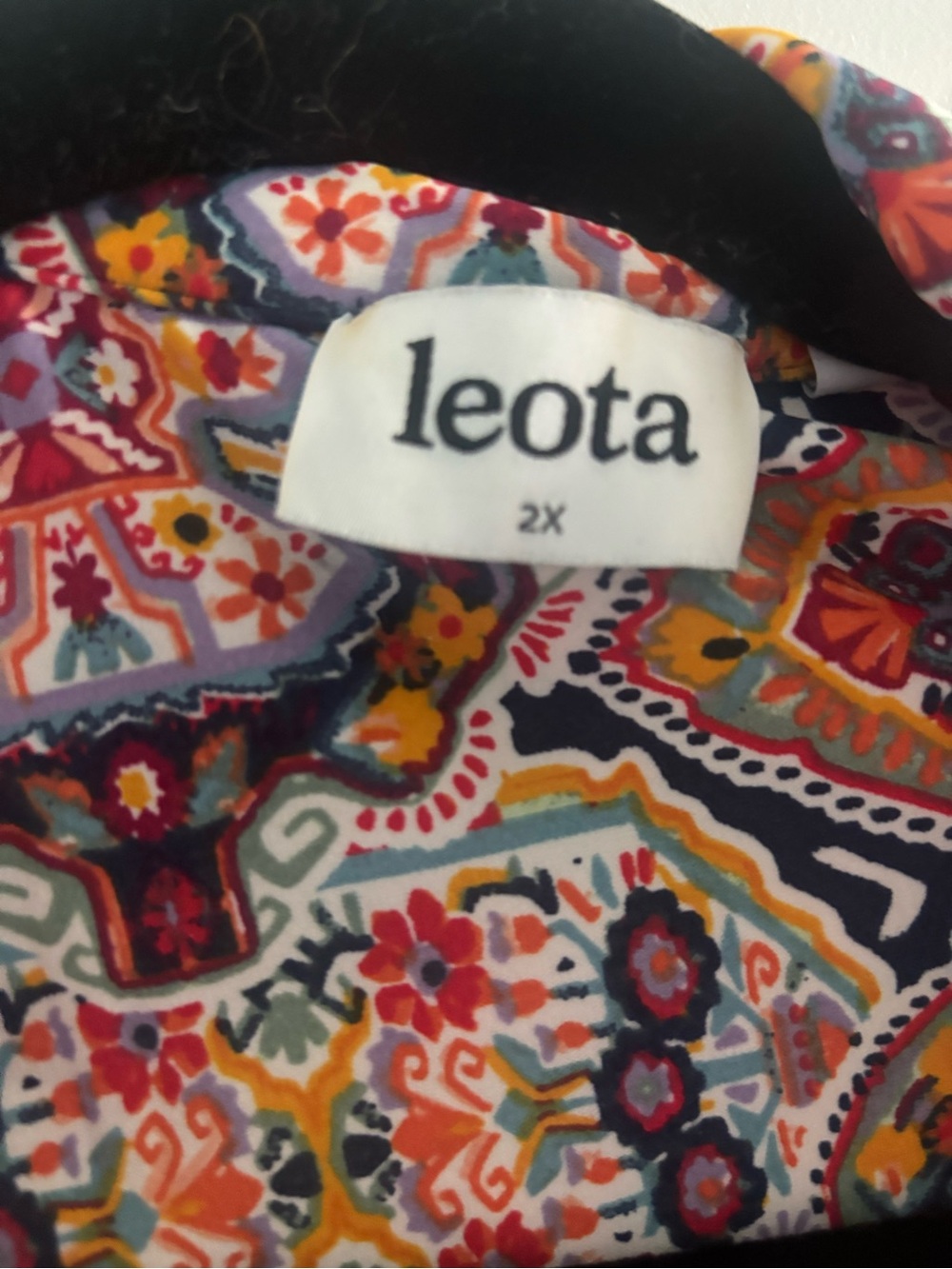 Leota Multicolor Print Wrap Dress - Picture 5 of 8